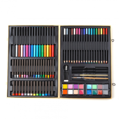 Канцтовари - Набір для малювання DJECO дерев'яний кейс (DJ09750) Канцтовари - Набір для малювання DJECO дерев'яний кейс (DJ09750)