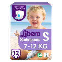 Підгузки - Підгузки-трусики Libero Swimpants Small 7-12 кг 12 шт (7322541981659) Підгузки - Підгузки-трусики Libero Swimpants Small 7-12 кг 12 шт (7322541981659)
