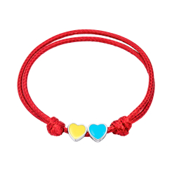 Ювелірні прикраси - Браслет UmaUmi Ukraine Колір України з серцями з жовтою та блакитною емаллю (2210000019201) Ювелірні прикраси - Браслет UmaUmi Ukraine Колір України з серцями з жовтою та блакитною емаллю (2210000019201)