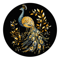 Товари для малювання - Картина за номерами Brushme Павич 30 см (RCB00114M) Товари для малювання - Картина за номерами Brushme Павич 30 см (RCB00114M)