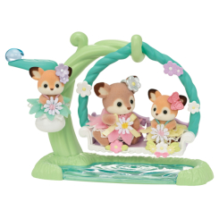 Фігурки тварин - Ігровий набір Sylvanian Families Малюки Оленята з квітковими гойдалками (5801) Фігурки тварин - Ігровий набір Sylvanian Families Малюки Оленята з квітковими гойдалками (5801)