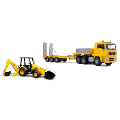 Транспорт і спецтехніка - Ігровий набір Bruder Тягач Man з екскаватором Jcb (01654) Транспорт і спецтехніка - Ігровий набір Bruder Тягач Man з екскаватором Jcb (01654)