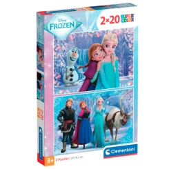 Пазли - Пазл Clementoni Frozen 2 в 1 (24825) Пазли - Пазл Clementoni Frozen 2 в 1 (24825)