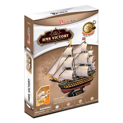 3D-пазли - Тривимірна головоломка-конструктор CubicFun HMS Victory (T4019h) 3D-пазли - Тривимірна головоломка-конструктор CubicFun HMS Victory (T4019h)