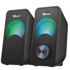 Колонки - Акустична система Trust Arys 2.0 14 Вт USB/AUX RGB чорний (23120_TRUST) Колонки - Акустична система Trust Arys 2.0 14 Вт USB/AUX RGB чорний (23120_TRUST)