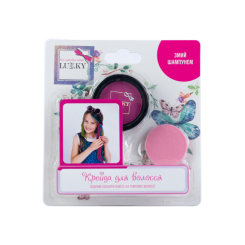 Косметика - Дитяча пудрова крейда для волосся Lukky рожева зі спонжем (T11917) Косметика - Дитяча пудрова крейда для волосся Lukky рожева зі спонжем (T11917)