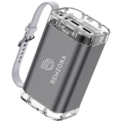 Павербанки - Акумулятор портативний для ноутбуку Remzona Exover 40X 40000mAh 100W (PB40X100L-02BK) Павербанки - Акумулятор портативний для ноутбуку Remzona Exover 40X 40000mAh 100W (PB40X100L-02BK)