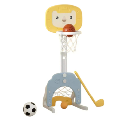 Спортивні активні ігри - Мультифункціональний ігровий комплекс Babyhood Левенятко жовтий (BP-109Y) Спортивні активні ігри - Мультифункціональний ігровий комплекс Babyhood Левенятко жовтий (BP-109Y)