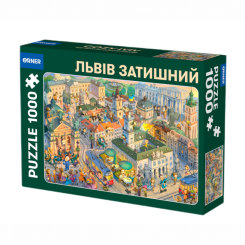 Пазли - Пазл Orner Львів затишний 1000 елементів (orner-2106) Пазли - Пазл Orner Львів затишний 1000 елементів (orner-2106)