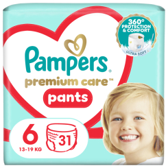 Підгузки - Підгузки-трусики Pampers Premium care Giant 13-19 кг 31 шт (8001090759917) Підгузки - Підгузки-трусики Pampers Premium care Giant 13-19 кг 31 шт (8001090759917)