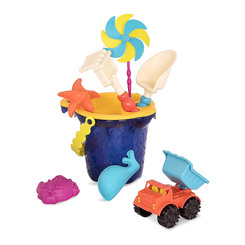 Набори для пісочниці - Набір Відерце Battat Море (BX1330Z) Набори для пісочниці - Набір Відерце Battat Море (BX1330Z)