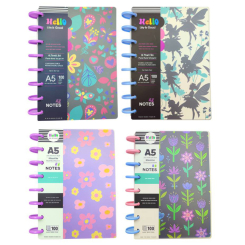 Канцтовари - Блокнот Malevaro А5 на пружині колекція 1 в асортименті (867149ML) Канцтовари - Блокнот Malevaro А5 на пружині колекція 1 в асортименті (867149ML)