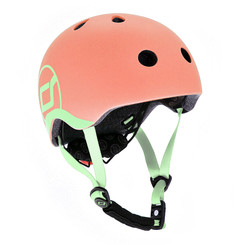 Захисне спорядження - Захисний шолом Scoot & Ride Персиковий 51-55 см з ліхтариком (SR-190605-PEACH) Захисне спорядження - Захисний шолом Scoot & Ride Персиковий 51-55 см з ліхтариком (SR-190605-PEACH)