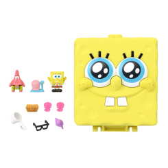 Фігурки персонажів - Ігровий набір Polly Pocket Sponge Bob Square Pants з мікрофігурками (JKC84) Фігурки персонажів - Ігровий набір Polly Pocket Sponge Bob Square Pants з мікрофігурками (JKC84)