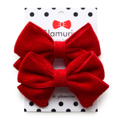 Біжутерія та аксесуари - Бантики Glamurino Tina червоні (2112.4) Біжутерія та аксесуари - Бантики Glamurino Tina червоні (2112.4)