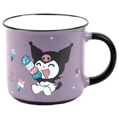 Чашки, склянки - Чашка Kite Kuromi 370 мл (HK25-217-2) Чашки, склянки - Чашка Kite Kuromi 370 мл (HK25-217-2)