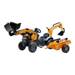 Велосипеди - Веломобіль Falk Екскаватор-навантажувач Case CE з прицепом помаранчевий (3016200967149) (3016200000000) Велосипеди - Веломобіль Falk Екскаватор-навантажувач Case CE з прицепом помаранчевий (3016200967149) (3016200000000)