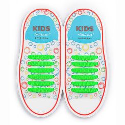 Захисне спорядження - Силіконові антишнурки AntiLaces Kids 38 мм 12 шт зелені (KG38) Захисне спорядження - Силіконові антишнурки AntiLaces Kids 38 мм 12 шт зелені (KG38)