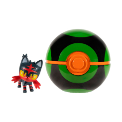 Фігурки персонажів - Ігровий набір Pokemon W16 Літтен в покеболі (PKW3147) Фігурки персонажів - Ігровий набір Pokemon W16 Літтен в покеболі (PKW3147)