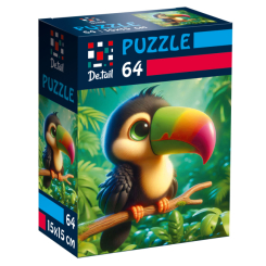 Пазли - Пазл De.tail Пташеня в джунглях 64 деталі (DT1234-17) Пазли - Пазл De.tail Пташеня в джунглях 64 деталі (DT1234-17)