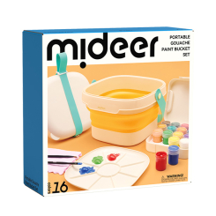 Канцтовари - Фарби гуаш Mideer з відерцем 16 кольорів (MD2284) Канцтовари - Фарби гуаш Mideer з відерцем 16 кольорів (MD2284)