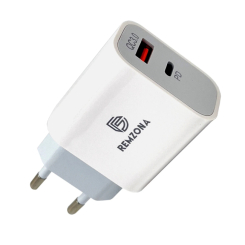 Павербанки - Мережевий зарядний пристрій Remzona Giwell Acey 30W (CHAC-03WT) Павербанки - Мережевий зарядний пристрій Remzona Giwell Acey 30W (CHAC-03WT)