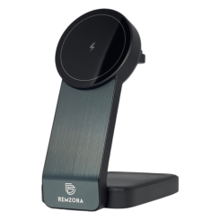 Павербанки - Зарядний пристрій бездротовий Remzona Bendy 15W (WCH-03BK) Павербанки - Зарядний пристрій бездротовий Remzona Bendy 15W (WCH-03BK)