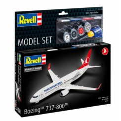 Конструктори з унікальними деталями - Конструктор Revell Літак Boeing 737-800 Turkish Airlines (RVL-63772) Конструктори з унікальними деталями - Конструктор Revell Літак Boeing 737-800 Turkish Airlines (RVL-63772)