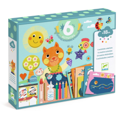 Набори для творчості - Набір для творчості DJECO Котик та його друзі (DJ09292) Набори для творчості - Набір для творчості DJECO Котик та його друзі (DJ09292)