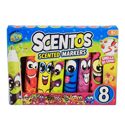 Канцтовари - Набір ароматних маркерів Scentos Яскравий настрій 8 штук (16750) Канцтовари - Набір ароматних маркерів Scentos Яскравий настрій 8 штук (16750)