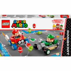 Конструктори LEGO - Конструктор LEGO Super Mario Mario Kart – Baby Mario vs. Baby Luigi (72034) Конструктори LEGO - Конструктор LEGO Super Mario Mario Kart – Baby Mario vs. Baby Luigi (72034)