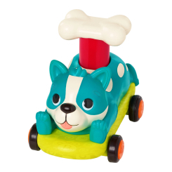 Машинки для малюків - Машинка Battat Лапкомобілі Песик бірюзовий (BX2504Z) Машинки для малюків - Машинка Battat Лапкомобілі Песик бірюзовий (BX2504Z)