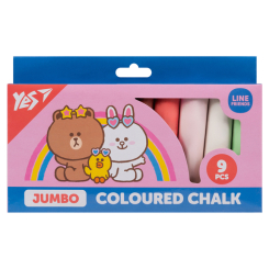 Канцтовари - Крейда кольорова Yes Line Friends 9 шт (400502) Канцтовари - Крейда кольорова Yes Line Friends 9 шт (400502)