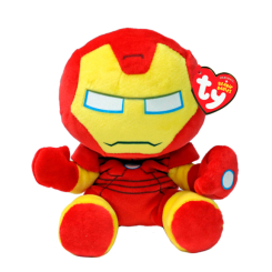 Персонажі мультфільмів - М’яка іграшка TY Marvel Залізна людина 15 см (44005) Персонажі мультфільмів - М’яка іграшка TY Marvel Залізна людина 15 см (44005)