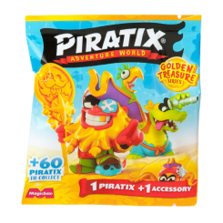 Фігурки персонажів - Фігурка-сюрприз Piratix Golden treasure (PPX1D824IN00) Фігурки персонажів - Фігурка-сюрприз Piratix Golden treasure (PPX1D824IN00)