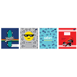 Канцтовари - Зошит Interdruk Boys в клітинку 12 аркушів в асортименті (278890) Канцтовари - Зошит Interdruk Boys в клітинку 12 аркушів в асортименті (278890)