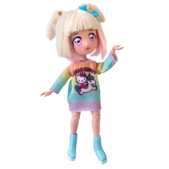 Ляльки - Лялька 4SF Manga Dolls Hello Kitty Стильна Цукерочка-єдиноріг (HKTF2000) Ляльки - Лялька 4SF Manga Dolls Hello Kitty Стильна Цукерочка-єдиноріг (HKTF2000)