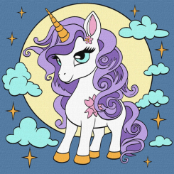 Товари для малювання - Картина за номерами Ідейка Казкова одноріжка 25 х 25 см (KHO6107) Товари для малювання - Картина за номерами Ідейка Казкова одноріжка 25 х 25 см (KHO6107)