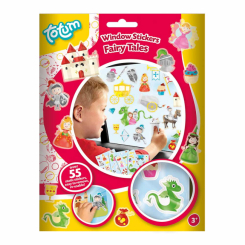 Набори для творчості - Наклейки на вікно Totum Казки (025523) Набори для творчості - Наклейки на вікно Totum Казки (025523)