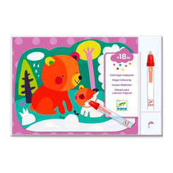 Товари для малювання - Набір для малювання водою DJECO Що заховано в лісі (DJ09064) Товари для малювання - Набір для малювання водою DJECO Що заховано в лісі (DJ09064)