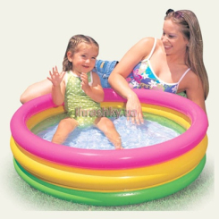 Для пляжу і плавання - Басейн надувний INTEX Барвистий 68 л (58924) Для пляжу і плавання - Басейн надувний INTEX Барвистий 68 л (58924)