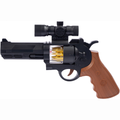 Помпова зброя - Пістолет Zipp toys Револьвер чорний (532.01.22) Помпова зброя - Пістолет Zipp toys Револьвер чорний (532.01.22)