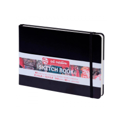 Канцтовари - Блокнот Royal Talens чорний 15 х 21 см (9314005M) Канцтовари - Блокнот Royal Talens чорний 15 х 21 см (9314005M)