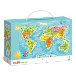 Пазли - Пазл DoDo Мапа Світу (300110/100110) Пазли - Пазл DoDo Мапа Світу (300110/100110)