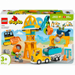 Конструктори LEGO - Конструктор DUPLO Town Будівельний майданчик і техніка 3 в 1 (10476) Конструктори LEGO - Конструктор DUPLO Town Будівельний майданчик і техніка 3 в 1 (10476)