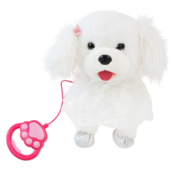 М'які тварини - Інтерактивна м'яка іграшка Кращий друг Собачка на повідку (BF2504) М'які тварини - Інтерактивна м'яка іграшка Кращий друг Собачка на повідку (BF2504)