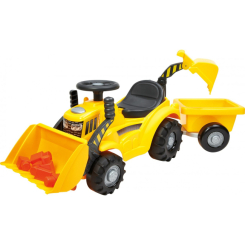 Толокари - Толокар Ecoiffier Максі Трактор-навантажувач з причепом (007850) Толокари - Толокар Ecoiffier Максі Трактор-навантажувач з причепом (007850)
