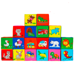 Розвивальні іграшки - Ігровий набір Macik Кубики (МС 090601-16) Розвивальні іграшки - Ігровий набір Macik Кубики (МС 090601-16)