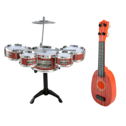 Музичні інструменти - Музичні інструменти Країна Іграшок Барабанна установка та гітара (333-018) Музичні інструменти - Музичні інструменти Країна Іграшок Барабанна установка та гітара (333-018)