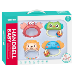 Брязкальця, прорізувачі - Набір прорізувачів-брязкалець Bibi-inn 4 шт (608-77) Брязкальця, прорізувачі - Набір прорізувачів-брязкалець Bibi-inn 4 шт (608-77)